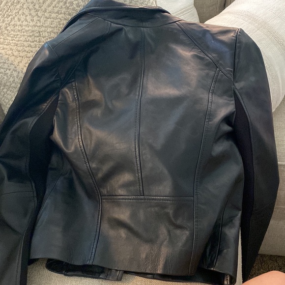 NEW Halogen || black moto jacket - Picture 4 of 7